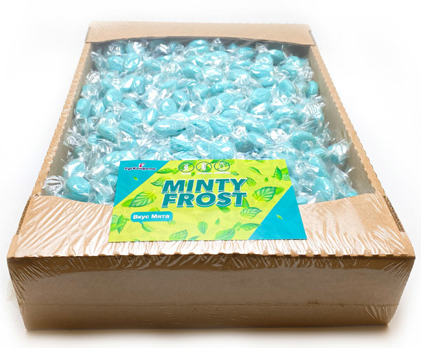 Конфеты «Minty Frost» в кондитерском гофролотке, 3 кг.