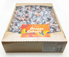 Изображение Конфеты «Orange Lakritz» в кондитерском гофролотке , 3 кг.