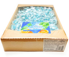 Изображение Конфеты «Blue Lagoon» в кондитерском гофролотке, голубая лагуна, 3 кг.